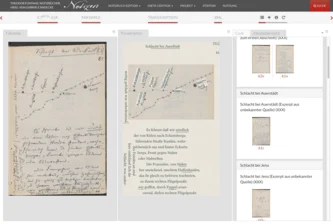 Edition Fontanes Notizbücher, Notizbuch C3, Transkriptionsansicht